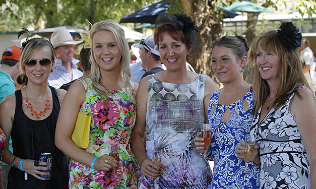 Some Ladies Enjoying The Towong Cup Photography by David Woolcock